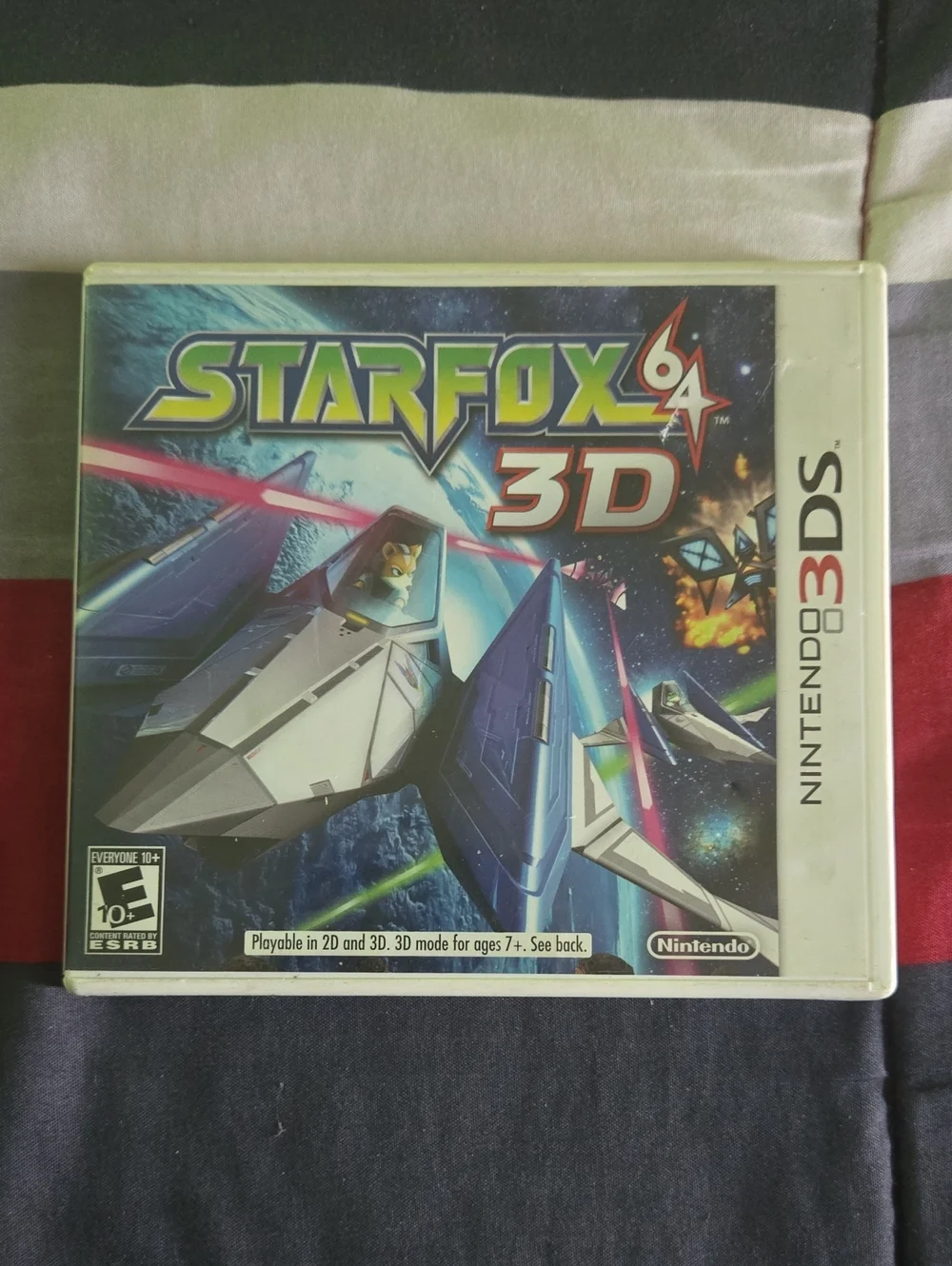 Nintendo Star Fox 64 3D - White & Blue Cover Art